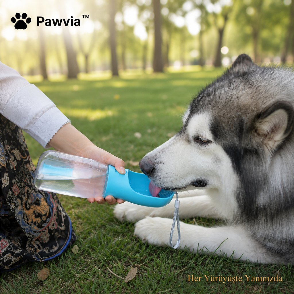 Pawvia™ GoBottle | 3’ü 1 Arada Seyahat Suluğu