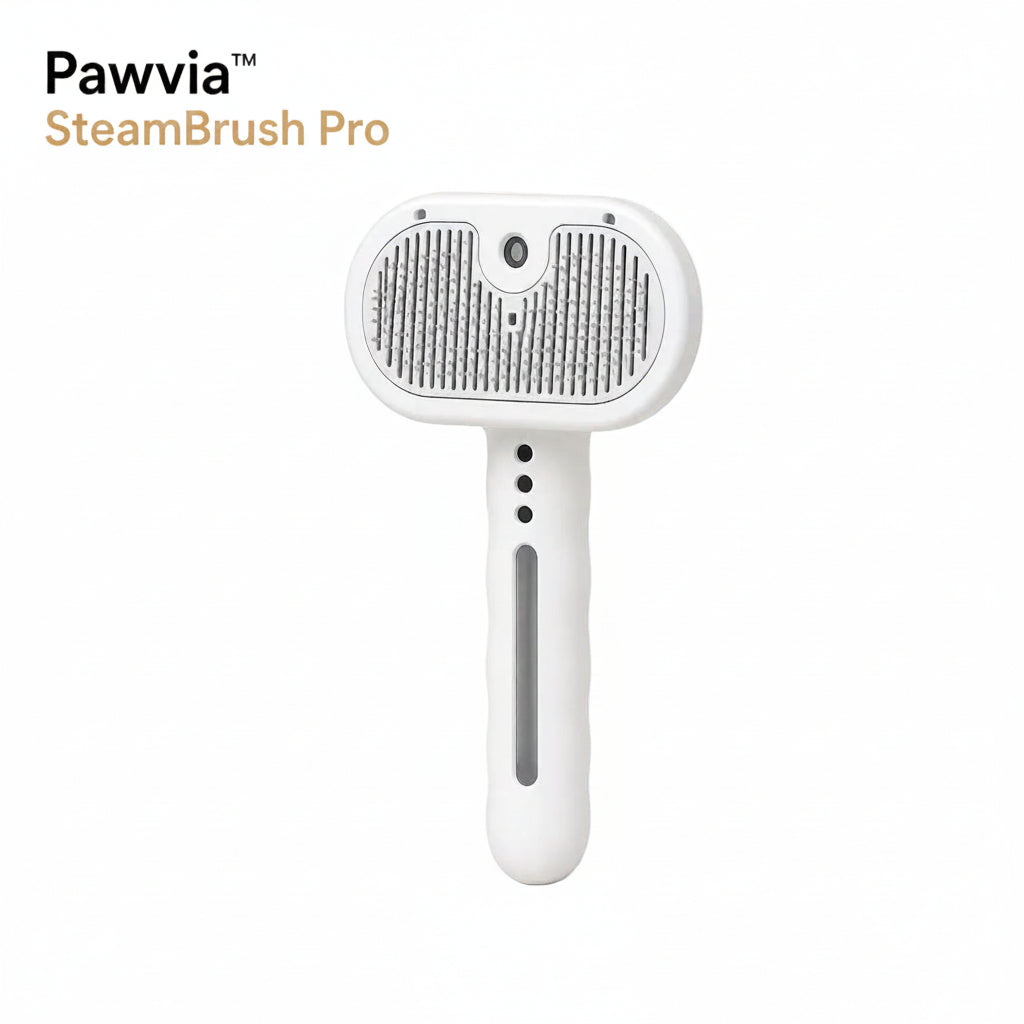 Pawvia™ SteamBrush Pro | Buharlı Kedi & Köpek Bakım Tarağı