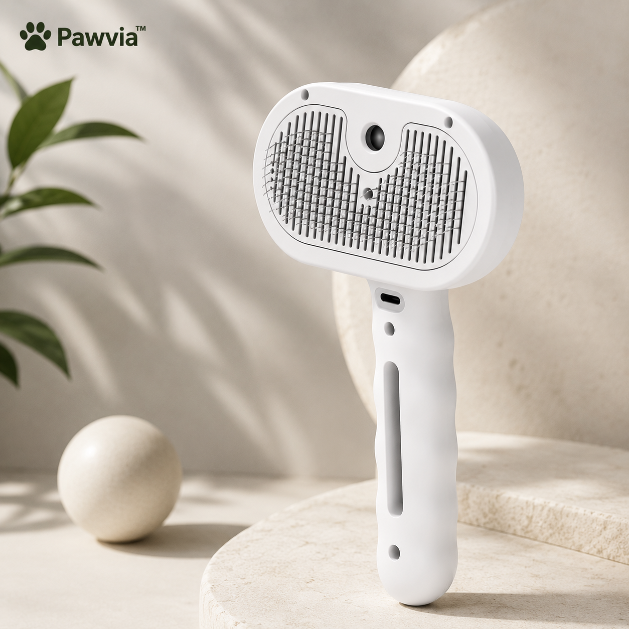 Pawvia™ SteamBrush Pro | Buharlı Kedi & Köpek Bakım Tarağı