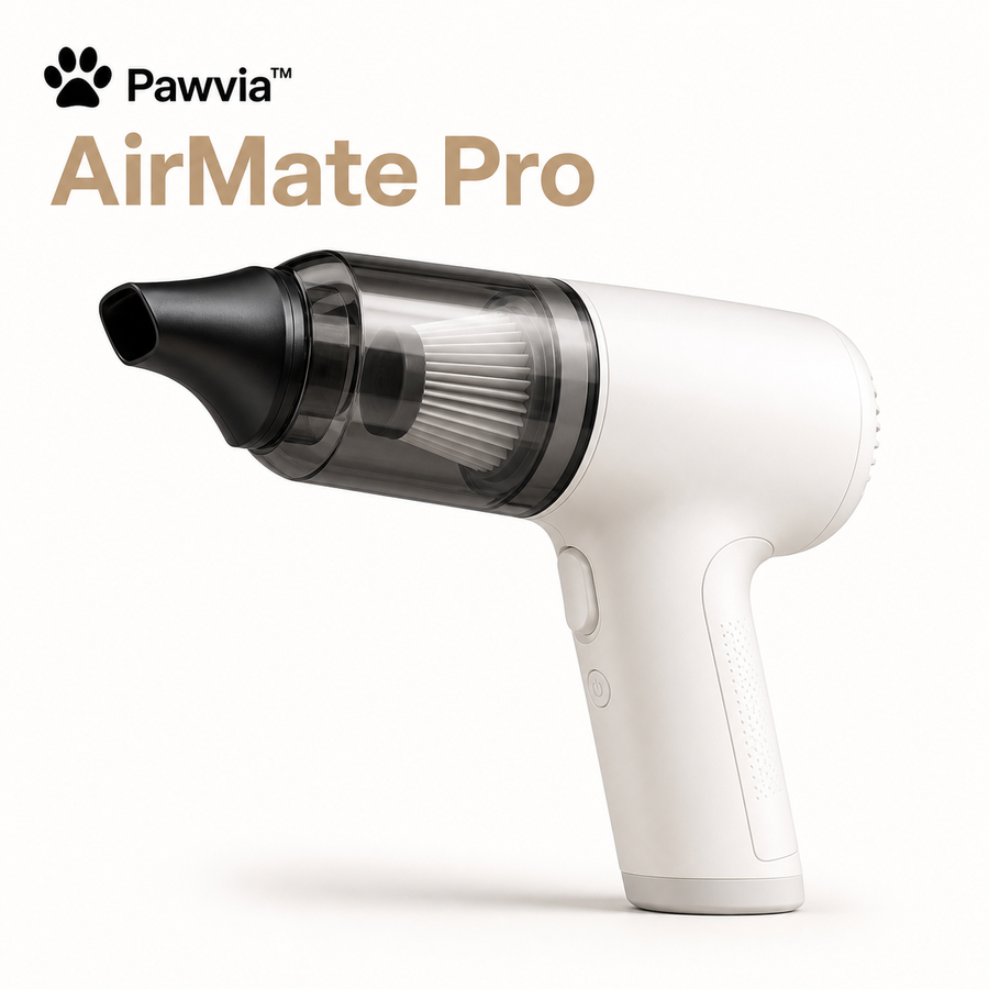 Pawvia™ AirMate Pro | Kedi & Köpek Mini Tüy Toplama Süpürgesi
