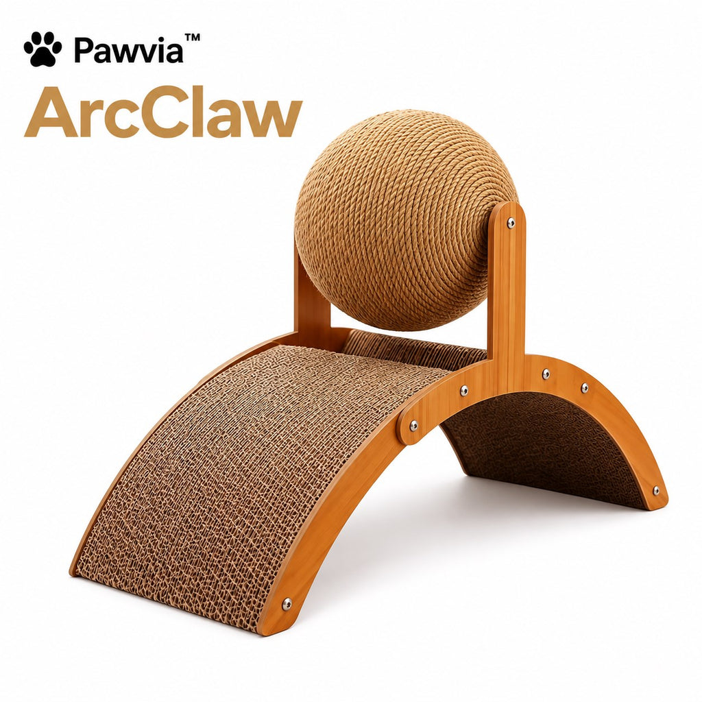Pawvia™ ArcClaw | Sallanan Kedi Tırmalama Oyuncağı