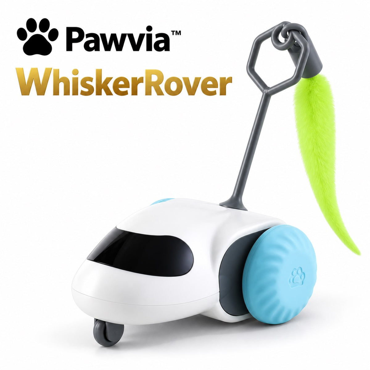 Pawvia™ WhiskerRover | Akıllı Hareketli Kedi Oyuncak Arabası