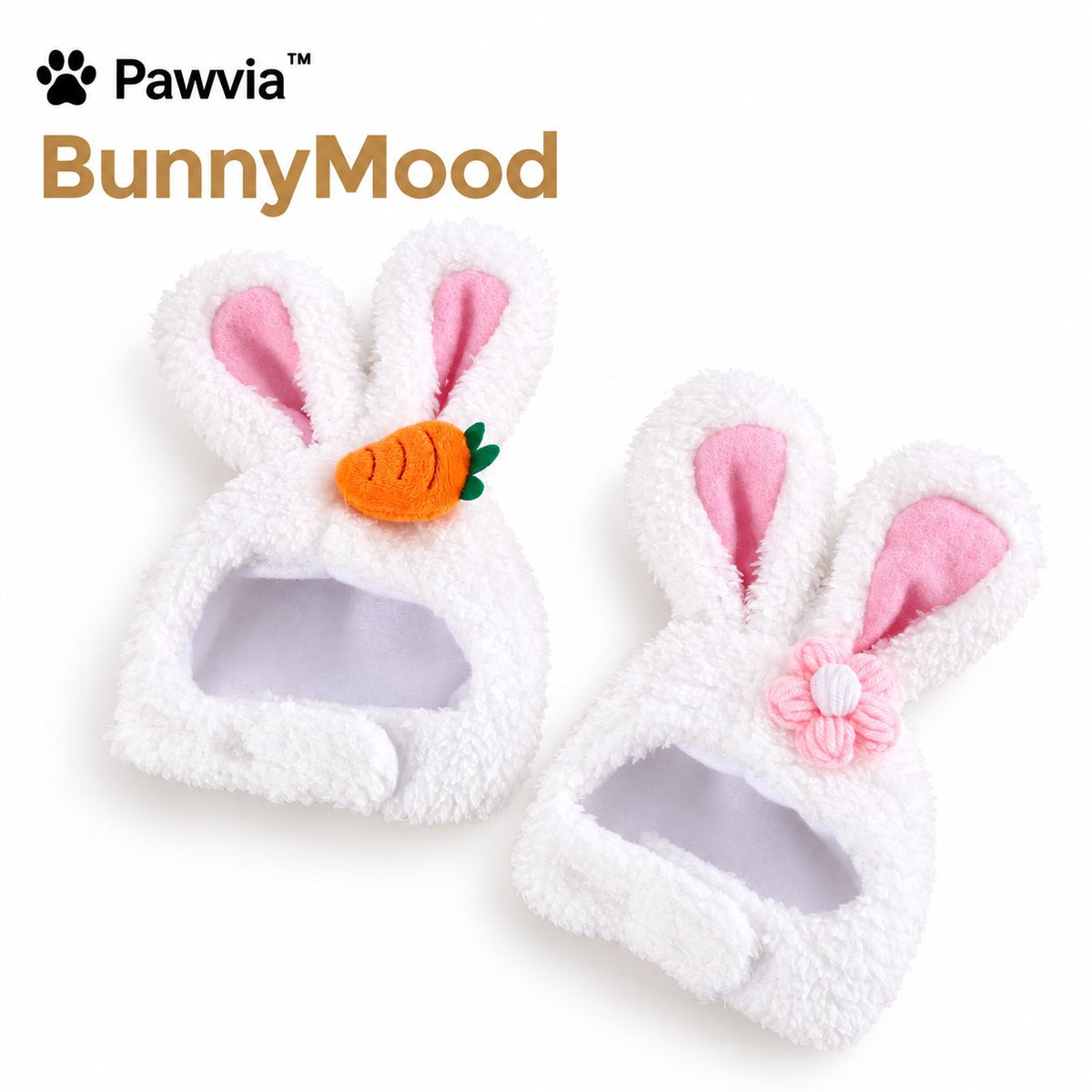 Pawvia™ BunnyMood | Tavşan Kulaklı Evcil Hayvan Şapkası