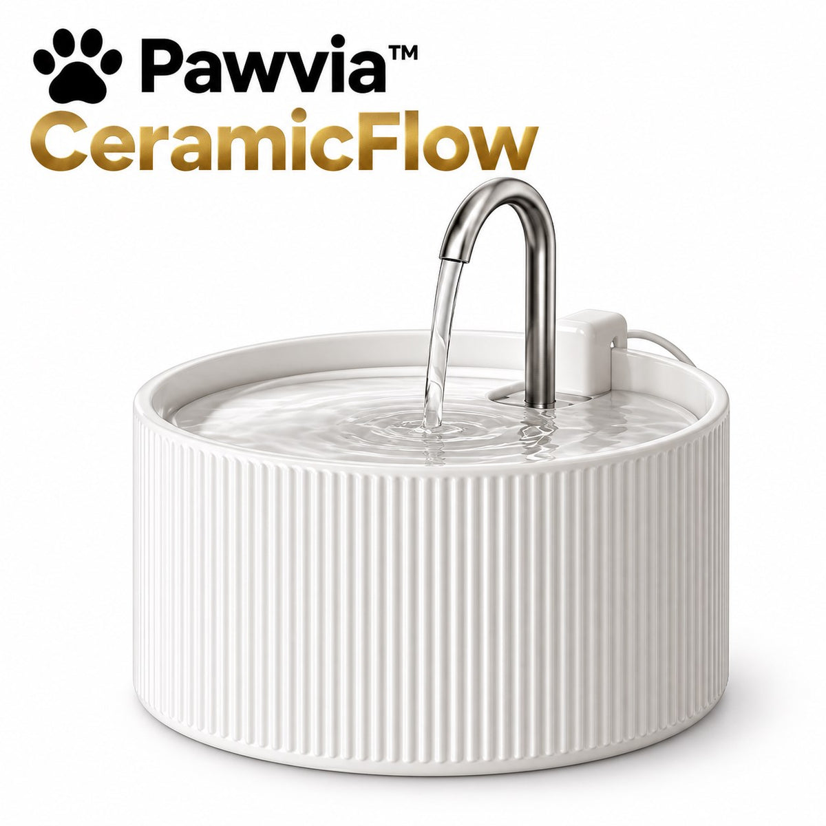 Pawvia™ CeramicFlow | Seramik Filtreli Evcil Hayvan Su Pınarı