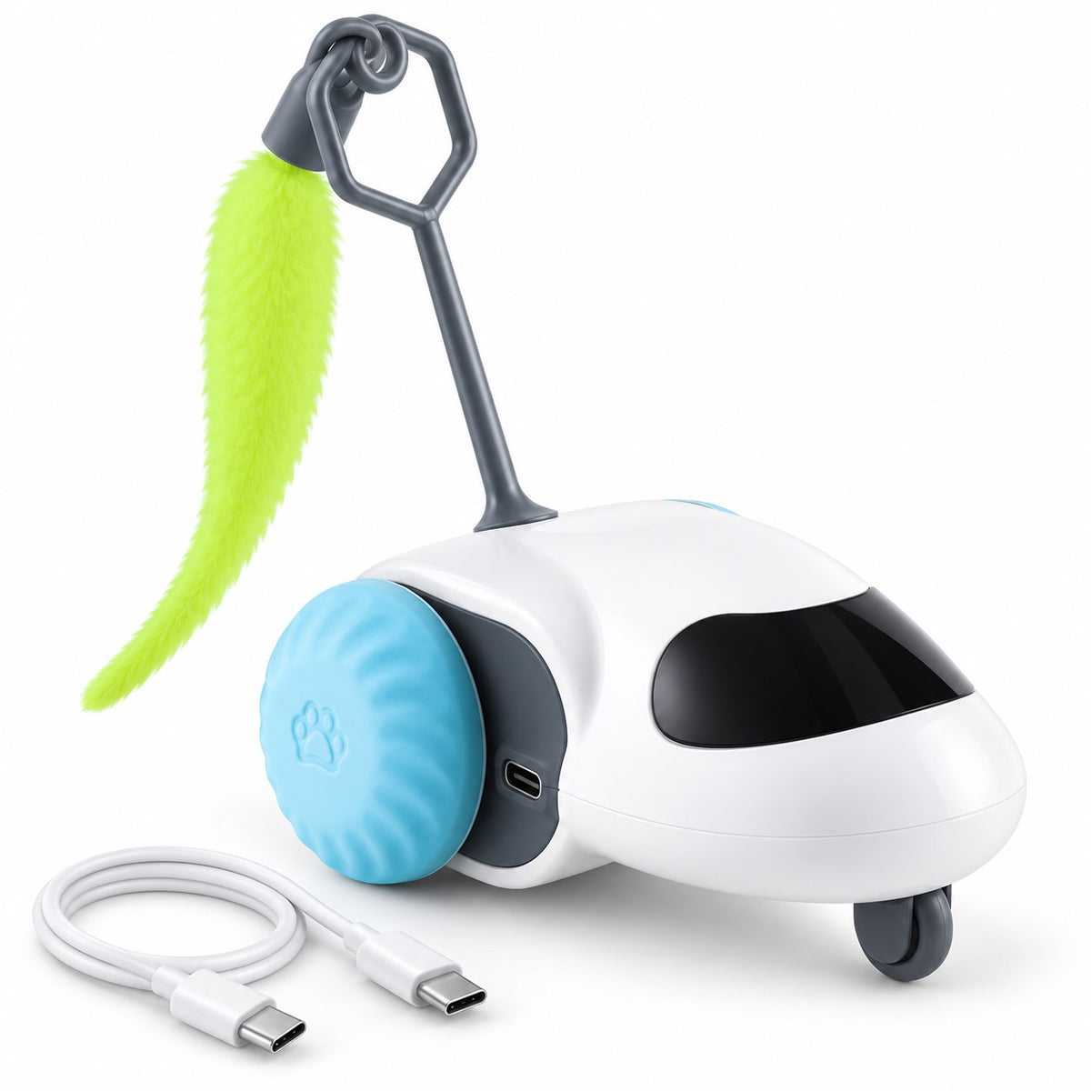 Pawvia™ WhiskerRover | Akıllı Hareketli Kedi Oyuncak Arabası