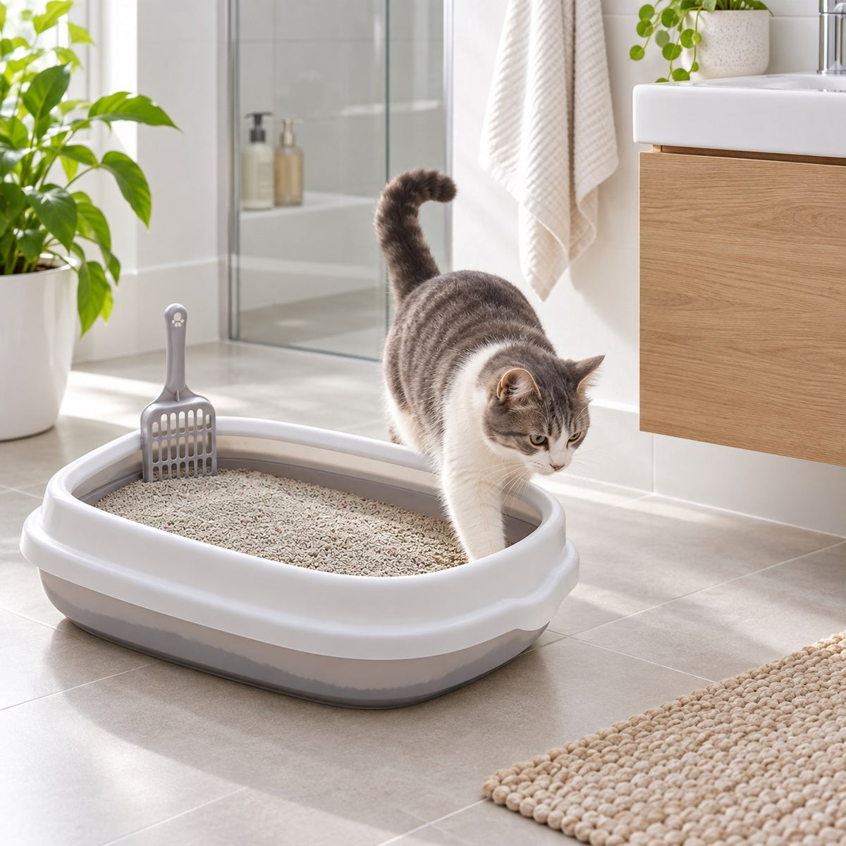 Pawvia™ QuietLoo | Kapalı Kedi Tuvaleti