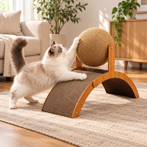 Pawvia™ ArcClaw | Sallanan Kedi Tırmalama Oyuncağı
