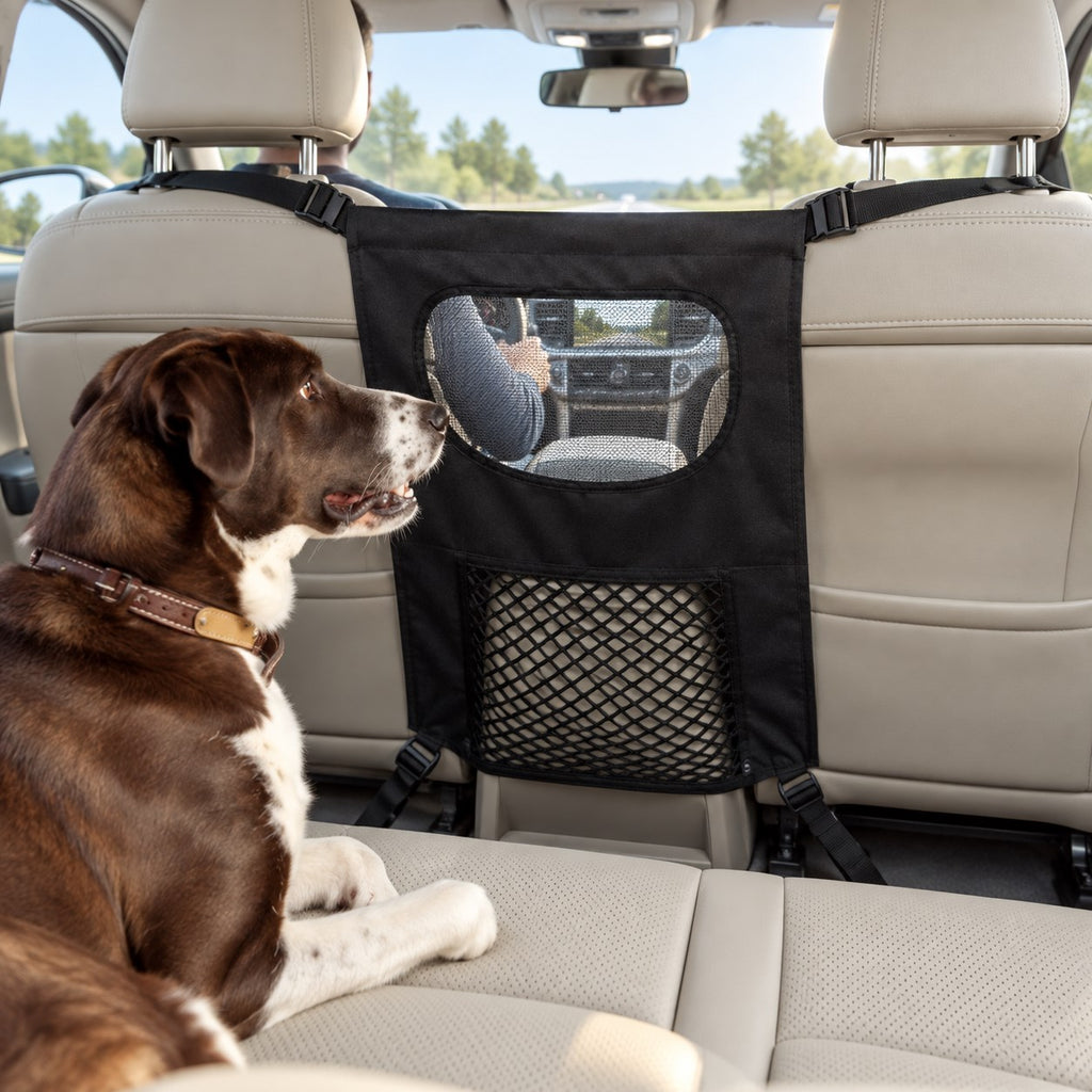 Pawvia™ SafeRide Grid | Ayarlanabilir Araç İçi Evcil Hayvan Bariyeri
