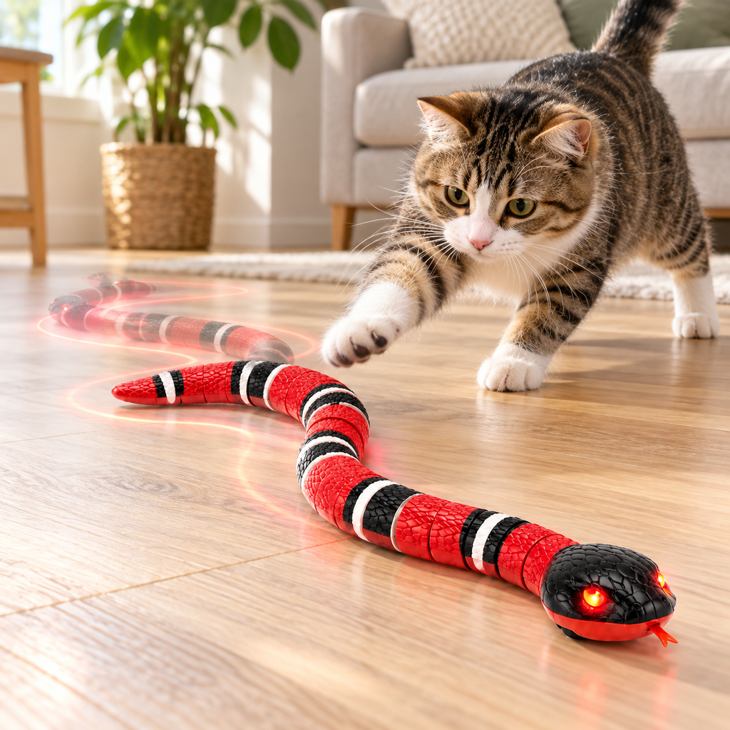 Pawvia™ ViperPlay | Akıllı Sensörlü Kedi Oyuncağı