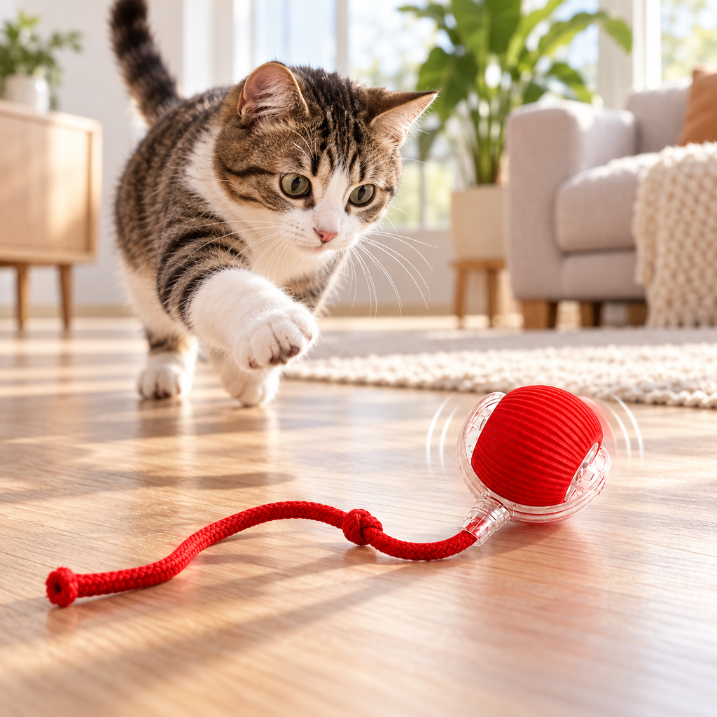 Pawvia™ Orbit | Otomatik Hareketli Evcil Hayvan Oyuncağı