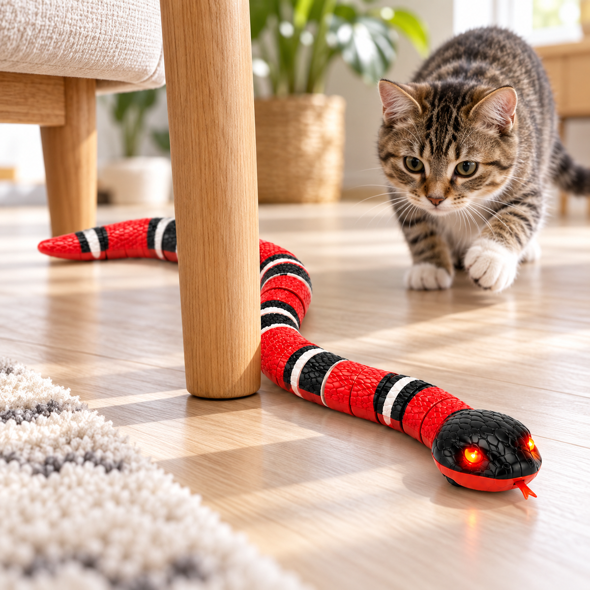 Pawvia™ ViperPlay | Akıllı Sensörlü Kedi Oyuncağı