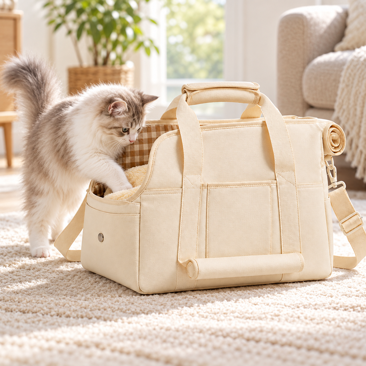Pawvia™ UrbanPaw | Şehir Tipi Evcil Hayvan Taşıma Çantası