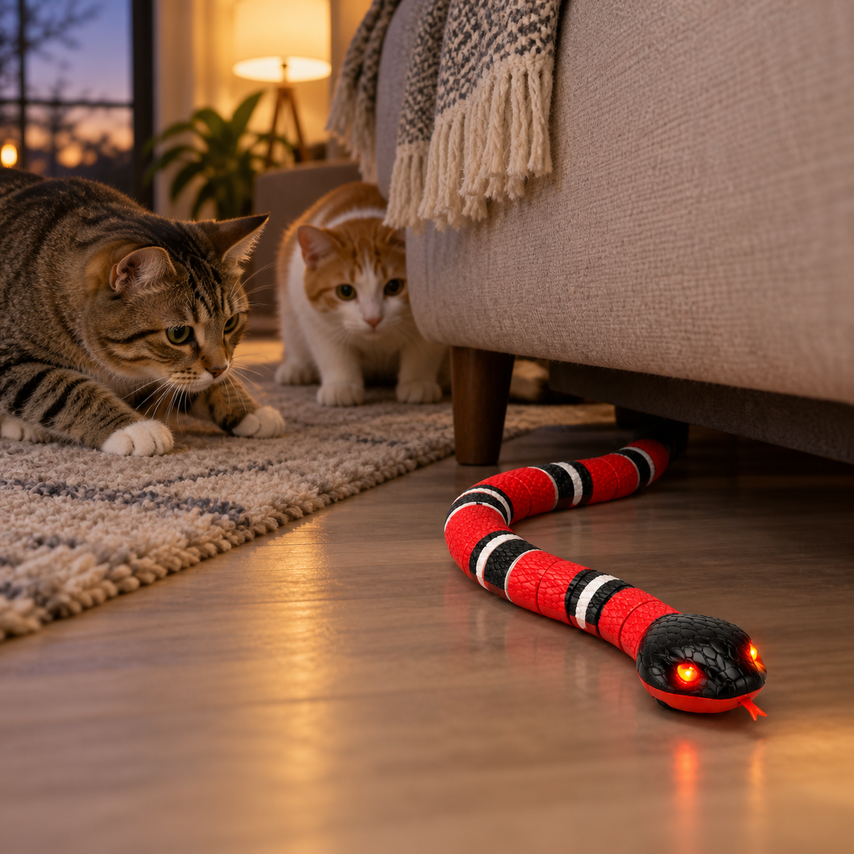 Pawvia™ ViperPlay | Akıllı Sensörlü Kedi Oyuncağı