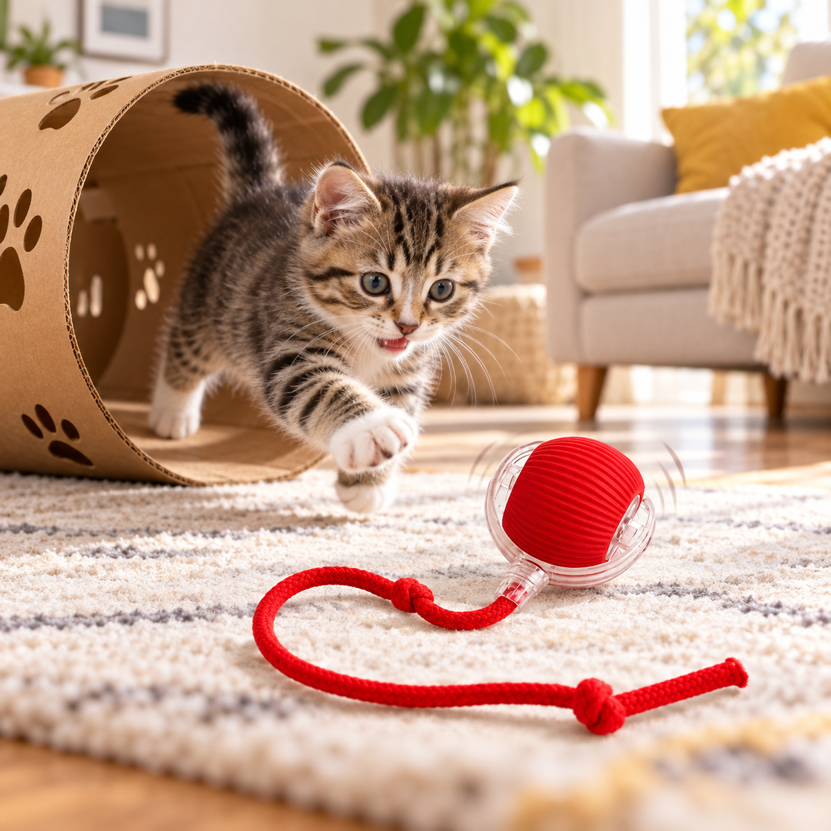 Pawvia™ Orbit | Otomatik Hareketli Evcil Hayvan Oyuncağı